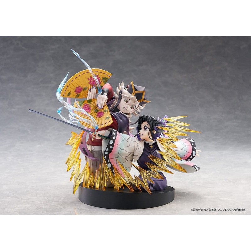 Demon Slayer: Kimetsu no Yaiba pack 2 figurines PVC Shinobu Kocho & Doma 18 cm
