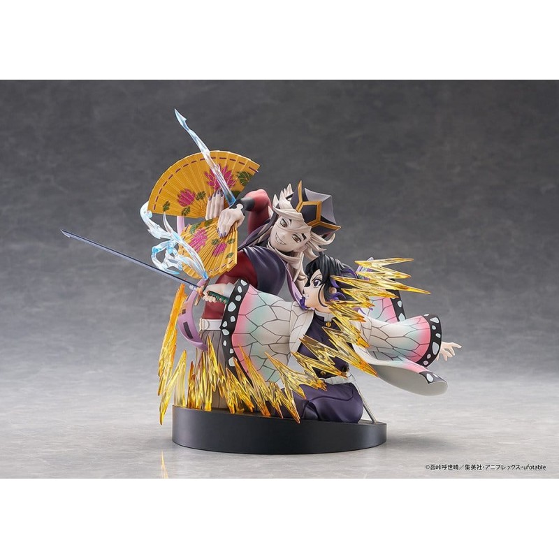 Demon Slayer: Kimetsu no Yaiba pack 2 figurines PVC Shinobu Kocho & Doma 18 cm