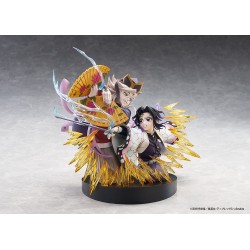 Demon Slayer: Kimetsu no Yaiba pack 2 figurines PVC Shinobu Kocho & Doma 18 cm