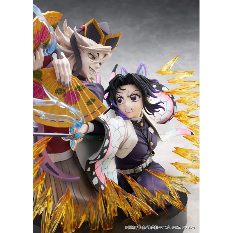 Demon Slayer: Kimetsu no Yaiba PVC Figures 2-Pack Shinobu Kocho & Doma 18 cm