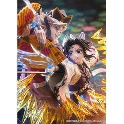 Demon Slayer: Kimetsu no Yaiba PVC Figures 2-Pack Shinobu Kocho & Doma 18 cm