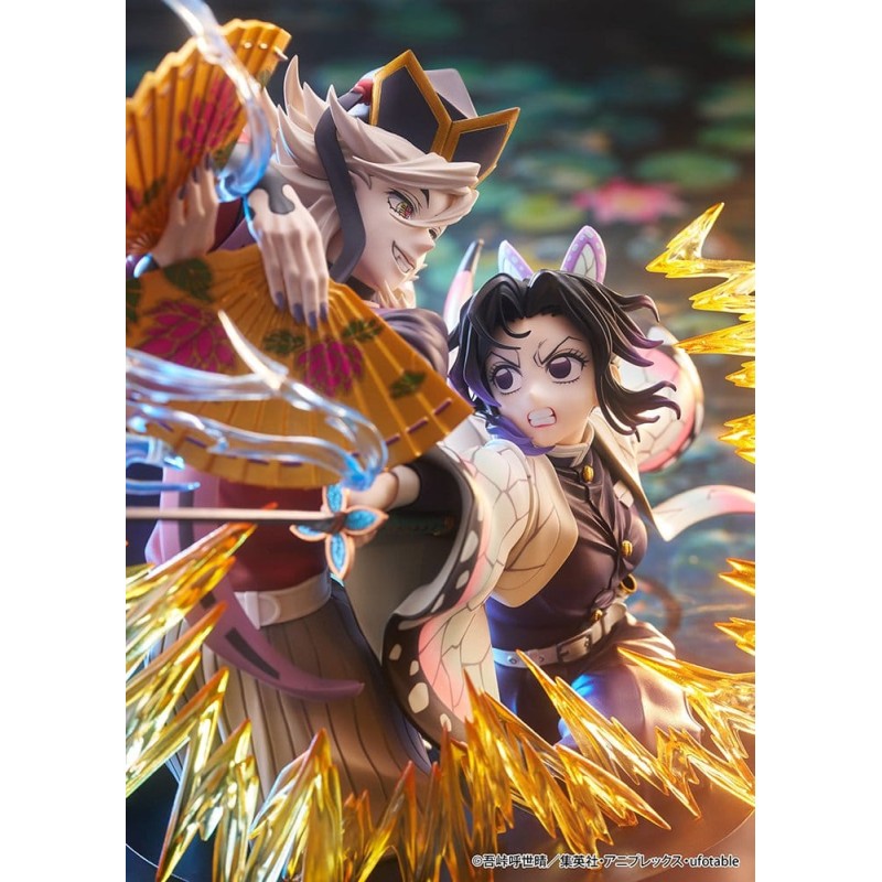 Demon Slayer: Kimetsu no Yaiba pack 2 figurines PVC Shinobu Kocho & Doma 18 cm