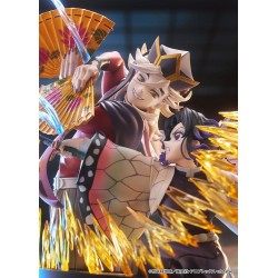 Demon Slayer: Kimetsu no Yaiba pack 2 figurines PVC Shinobu Kocho & Doma 18 cm