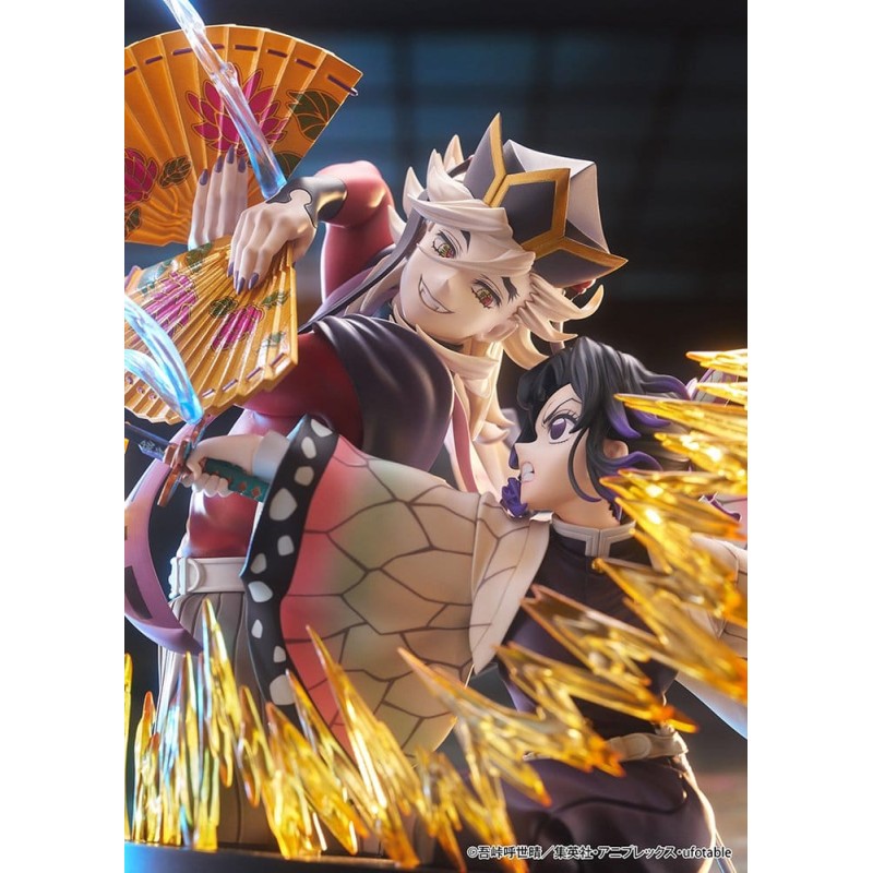 Demon Slayer: Kimetsu no Yaiba pack 2 figurines PVC Shinobu Kocho & Doma 18 cm