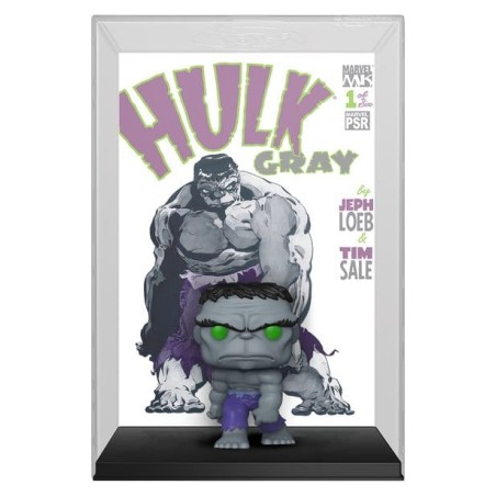 Marvel POP! Comic Covers Vinyl Figure Gray Hulk 9 cm