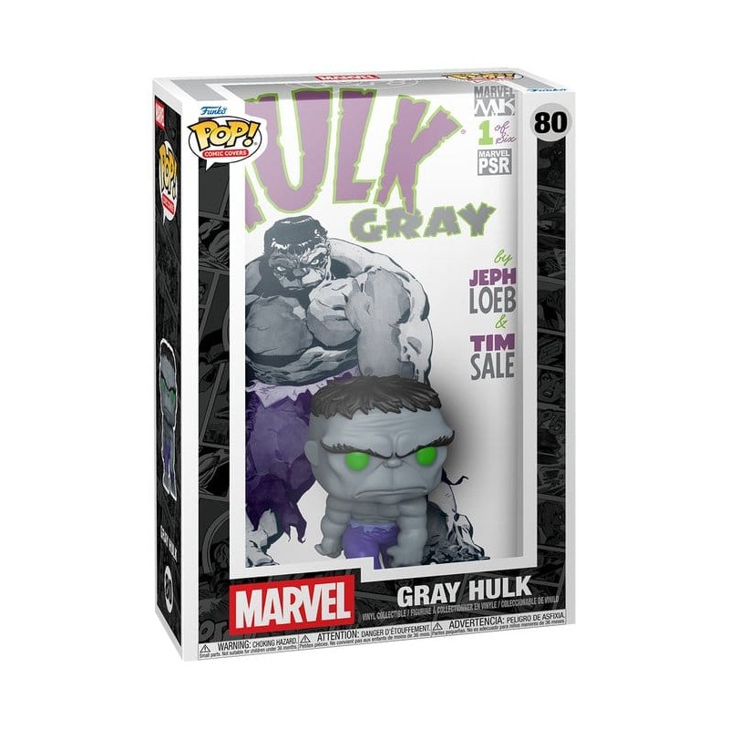 Marvel POP! Comic Covers Vinyl Figurine Gray Hulk 9 cm