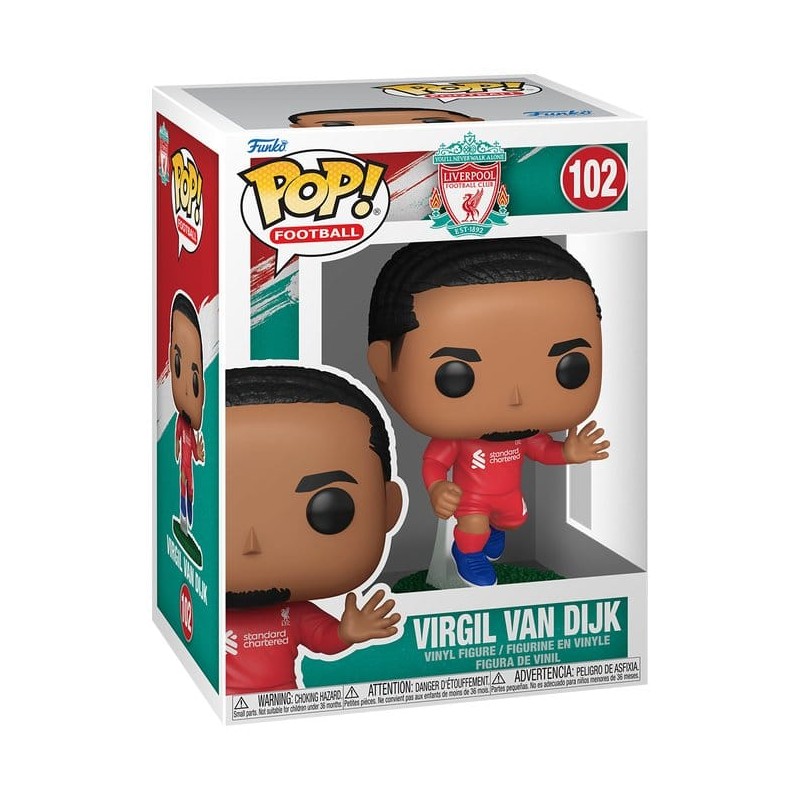 Liverpool F.C. POP! Football Vinyl Figure Virgil Van Dijk 9 cm