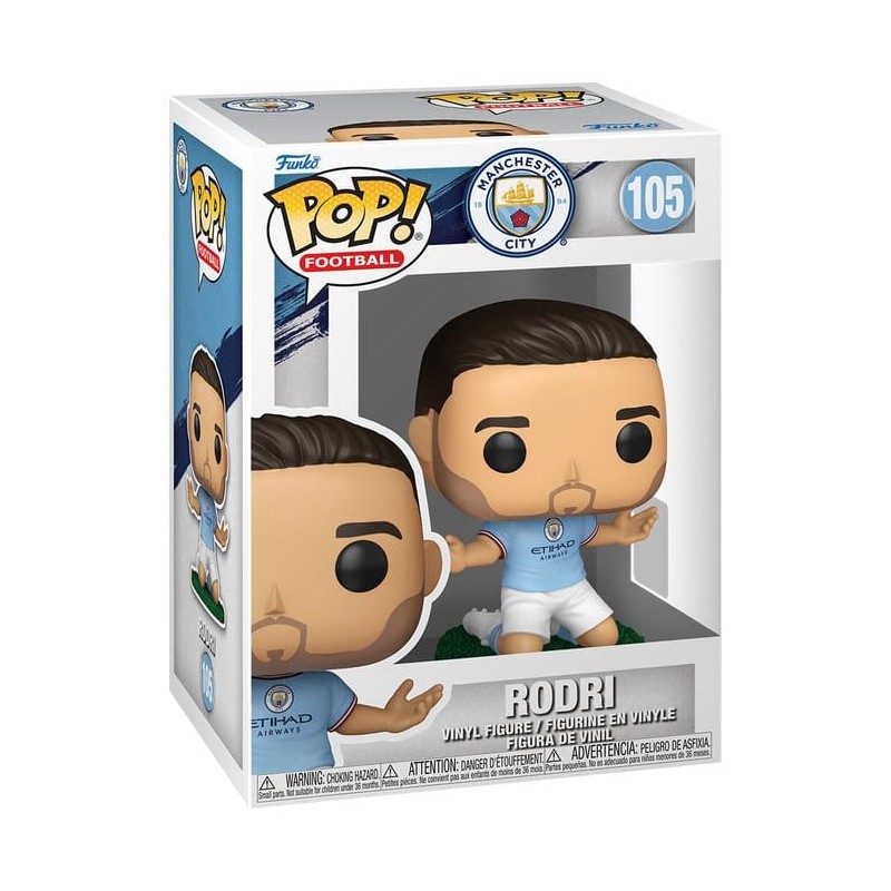 Manchester City F.C. POP! Football Vinyl Figure Rodri 9 cm