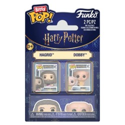 Harry Potter pack 2 figurines Bitty POP! Vinyl Hagrid & Dobby 2 cm