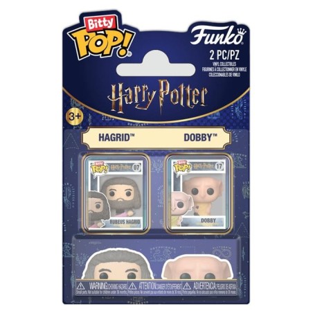 Harry Potter pack 2 figurines Bitty POP! Vinyl Hagrid & Dobby 2 cm