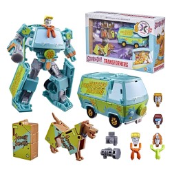 Transformers x Scooby-Doo pack 2 figurines Mysterious Prime & Automutt 15 cm