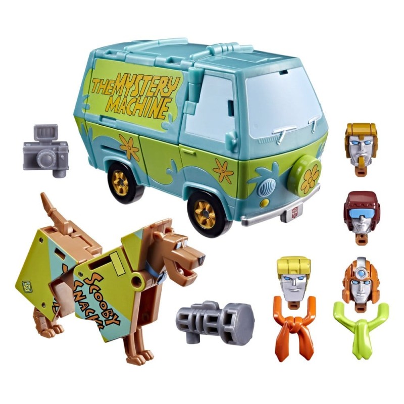 Transformers x Scooby-Doo pack 2 figurines Mysterious Prime & Automutt 15 cm