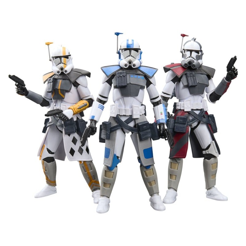 Star Wars: The Clone Wars Black Series pack 3 figurines ARC Trooper Havoc, Colt & Blitz 15 cm