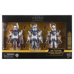 Star Wars: The Clone Wars Black Series Action Figure 3-Pack ARC Trooper Havoc, Colt & Blitz 15 cm