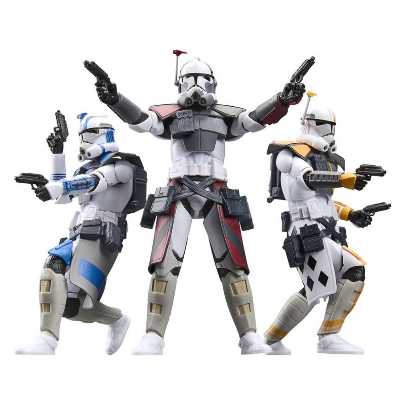 Star Wars: The Clone Wars Black Series pack 3 figurines ARC Trooper Havoc, Colt & Blitz 15 cm