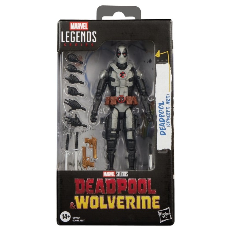 Deadpool & Wolverine Marvel Legends figurine Deadpool (Concept Art) 15 cm