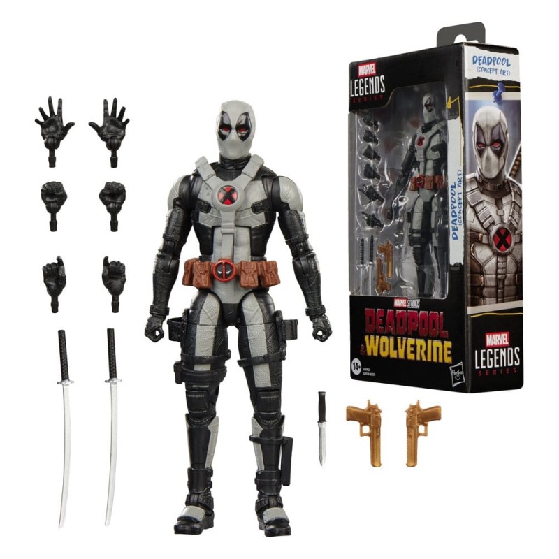 Deadpool & Wolverine Marvel Legends figurine Deadpool (Concept Art) 15 cm