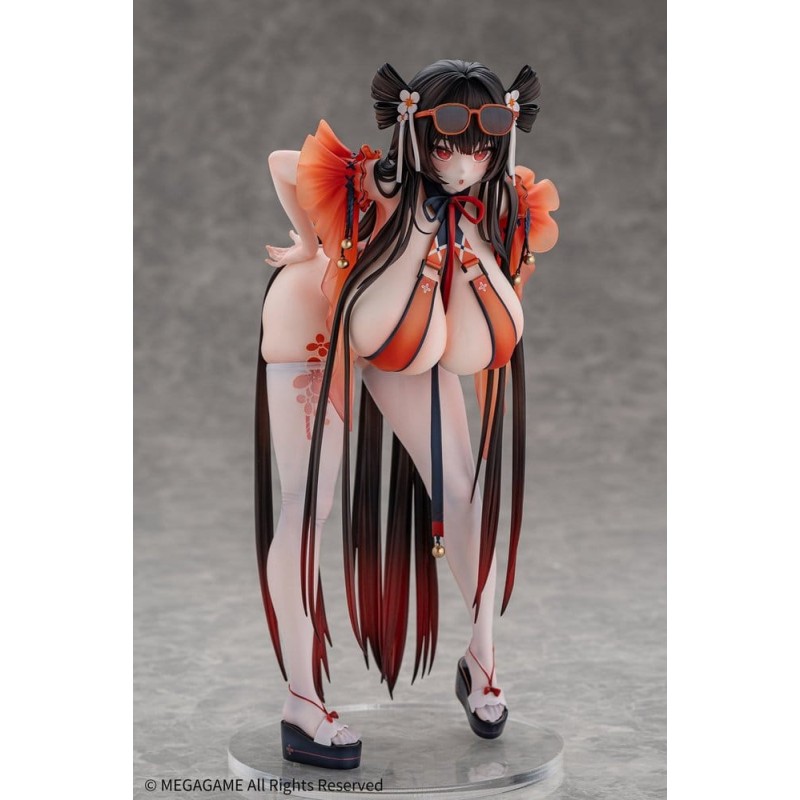 Daiblos Core figurine PVC 1/6 Maree Rouge Rakubai no Utage Wet Ver. 25 cm