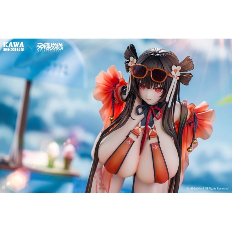 Daiblos Core figurine PVC 1/6 Maree Rouge Rakubai no Utage Wet Ver. 25 cm