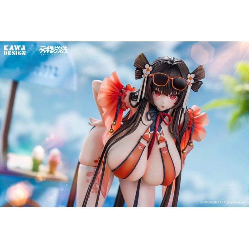 Daiblos Core figurine PVC 1/6 Maree Rouge Rakubai no Utage Wet Ver. 25 cm