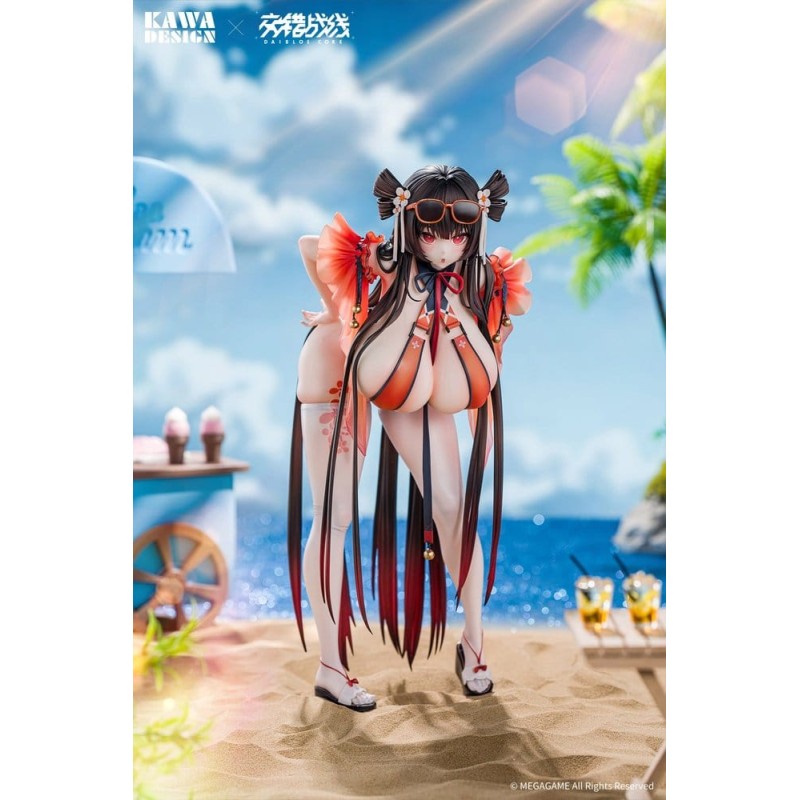 Daiblos Core figurine PVC 1/6 Maree Rouge Rakubai no Utage Wet Ver. 25 cm