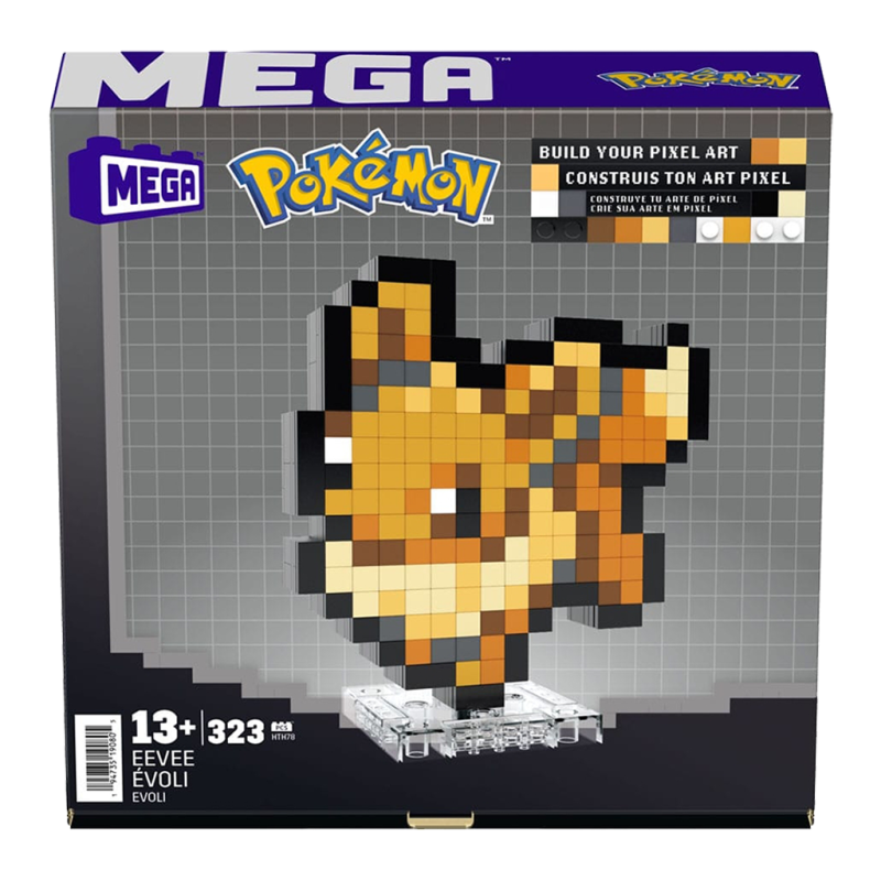 Eevee 3D Pixel Art Pokémon | 194735190805