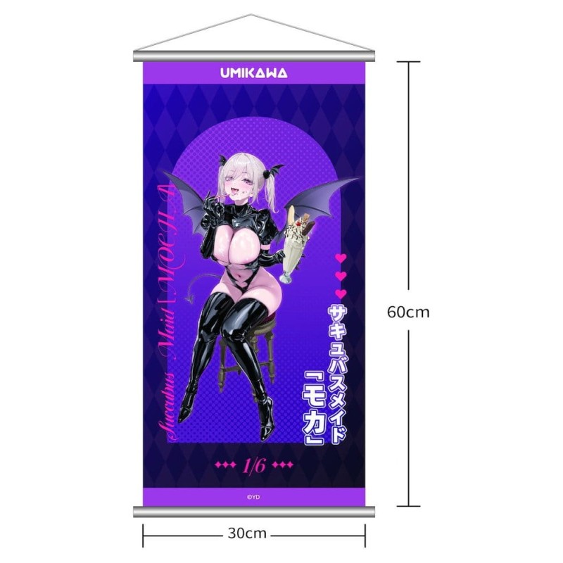 Original Character PVC Figure 1/6 Succubus Maid Moka Deluxe Edition 22 cm