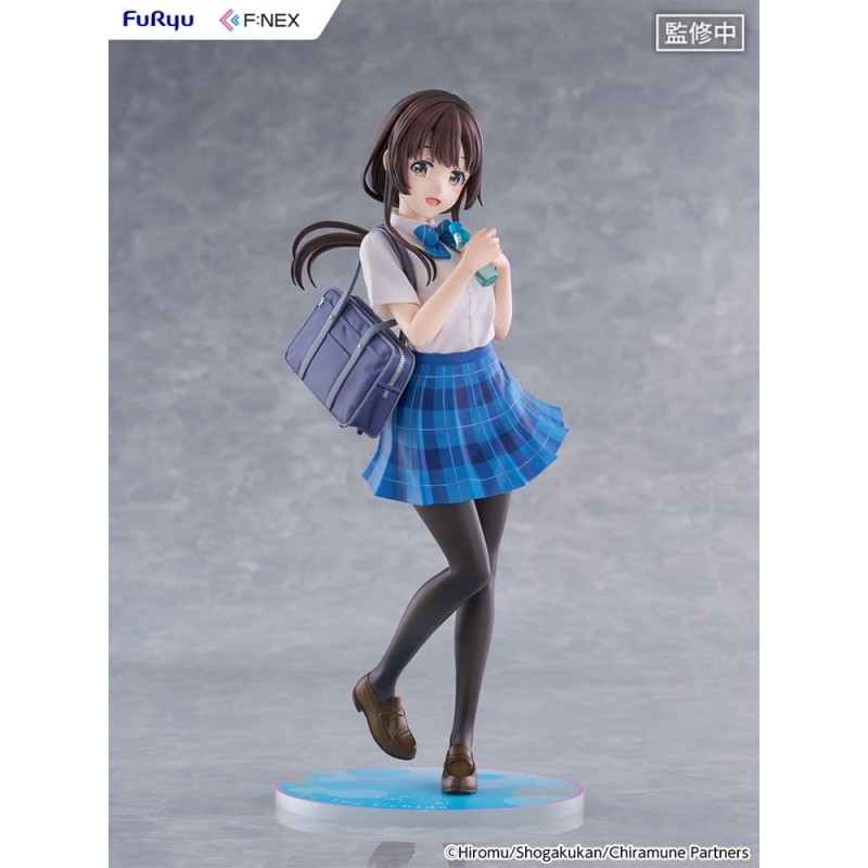 Chitose Is in the Ramune Bottle F:NEX PVC Figure 1/7 Yua Uchida 23 cm