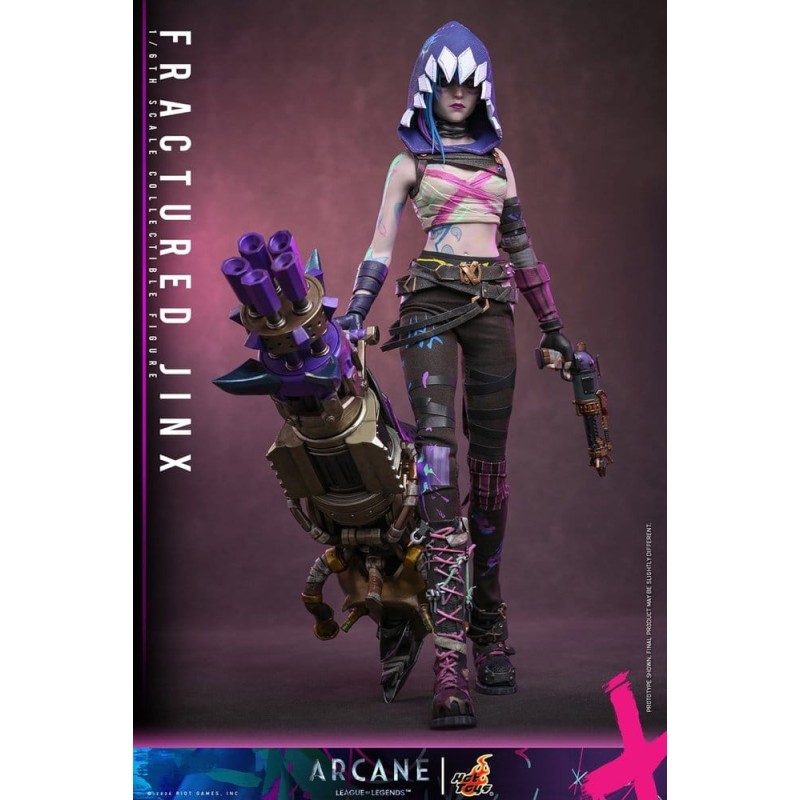 Arcane Action Figure 1/6 Fractured Jinx 28 cm