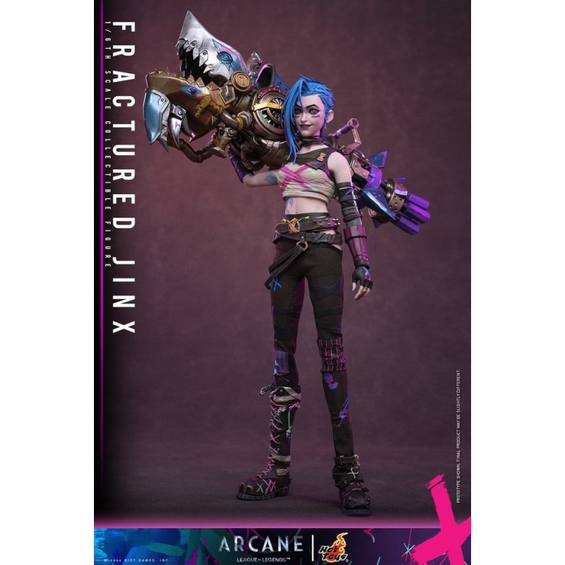 Arcane Action Figure 1/6 Fractured Jinx 28 cm