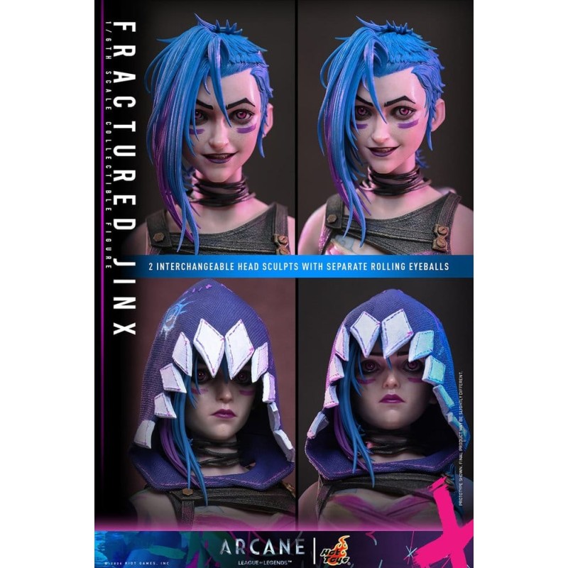 Arcane Action Figure 1/6 Fractured Jinx 28 cm