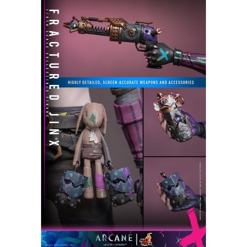 Arcane figurine 1/6 Fractured Jinx 28 cm