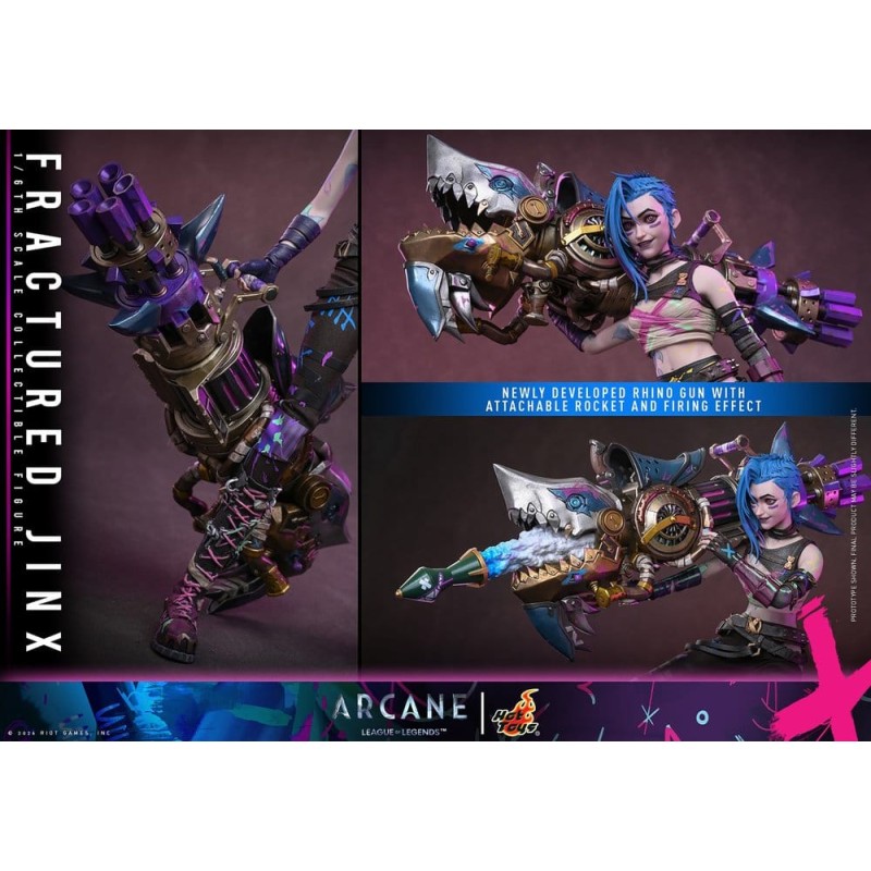Arcane figurine 1/6 Fractured Jinx 28 cm