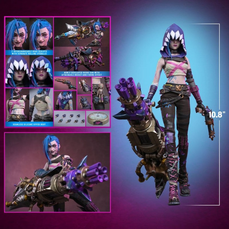 Arcane figurine 1/6 Fractured Jinx 28 cm