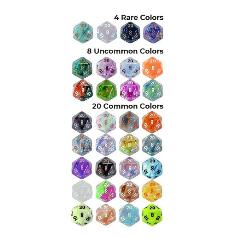 Chessex - Verborgen Wonderen™ 7-Polyhedrale Verschillende Dobbelstenen