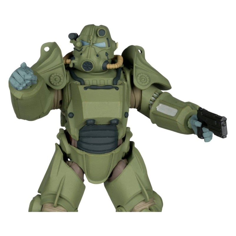 Fallout 76 Gaming Edition figurine T-45 Military Armor (Red Platinum Edition) 20 cm