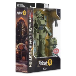 Fallout 76 Gaming Edition figurine T-45 Military Armor (Red Platinum Edition) 20 cm