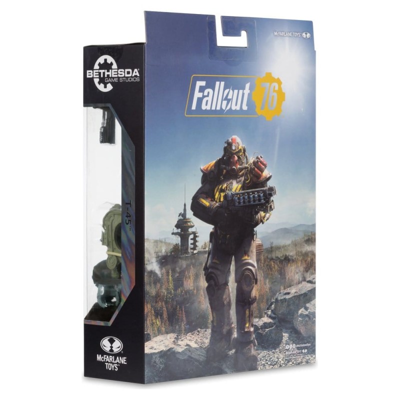 Fallout 76 Gaming Edition figurine T-45 Military Armor (Red Platinum Edition) 20 cm