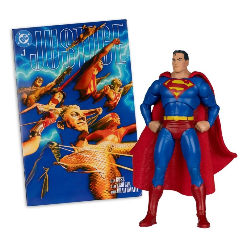 DC Direct Page Punchers figurine Superman (Justice no.1) (Red Platinum Edition) 19 cm