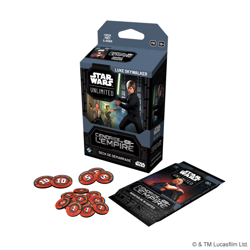 Star Wars Unlimited: Ashes of the Empire - Starter Deck: Luke Skywalker (FR)