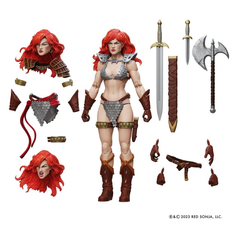 Red Sonja Epic H.A.C.K.S. Action Figure 1/12 Scale Immortal Red Sonja