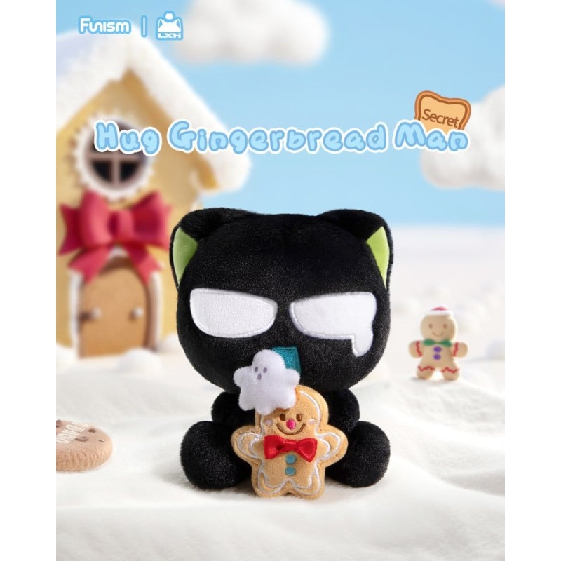 Luo Xiaohei Hug Series Plush Keyring Blind Box Display (6)