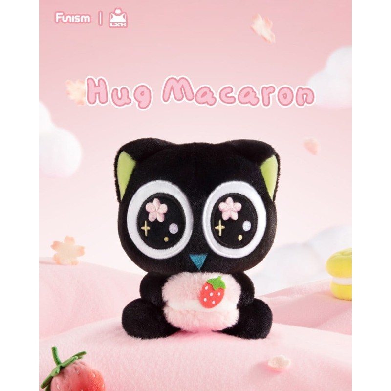 Luo Xiaohei Hug Series Plush Keyring Blind Box Display (6)