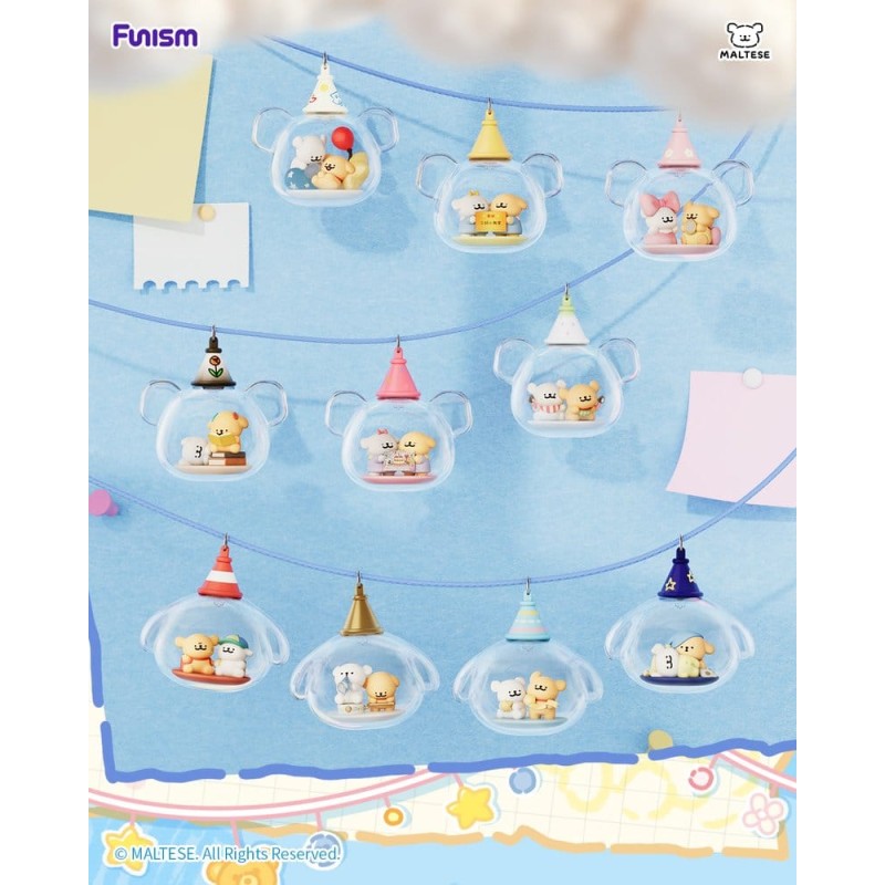 Maltese Childhood Days Series présentoir figurine mini Blind Box (8)