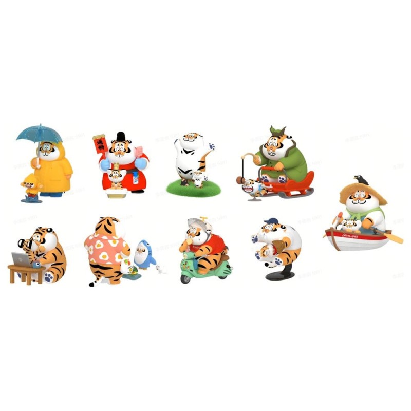 Alexander The Fat Tiger Blind Box Mini Figures Tiger Cub Diaries Display (8)