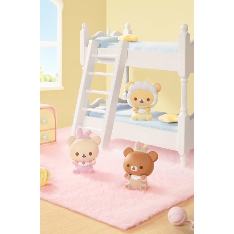 Rilakkuma Nuonuo Baby Series présentoir Blind Box figurines mini Cubby Face (4)