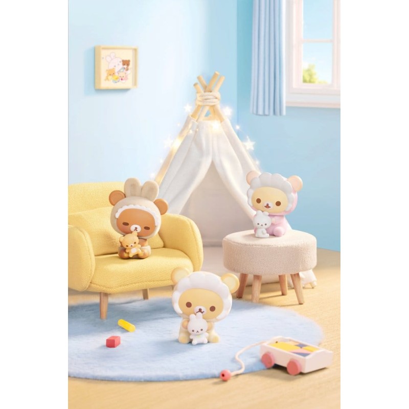 Rilakkuma Nuonuo Baby Series Blind Box Mini Figures Cubby Face Display (4)