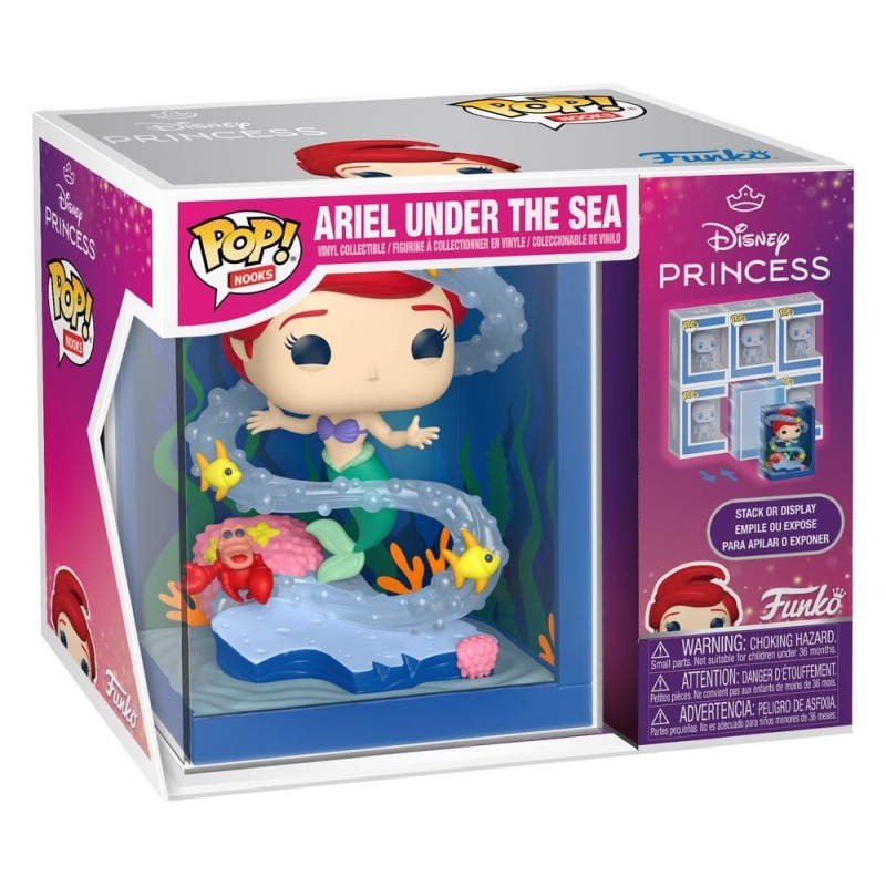 La Petite Sirène POP! Nooks Vinyle Diorama Ariel’s Grotto 16 cm