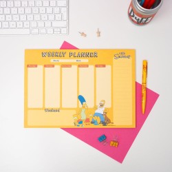 Les Simpson planificateur hebdomadaire A4