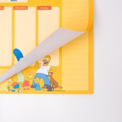 Les Simpson planificateur hebdomadaire A4